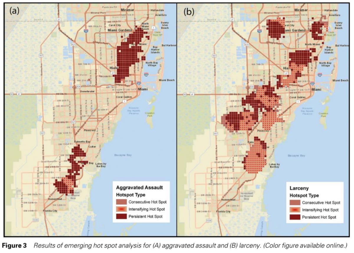 Miami crime mapa