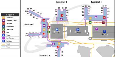 Ft Lauderdale airport mapa do parque