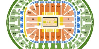 A American Airlines Arena mapa